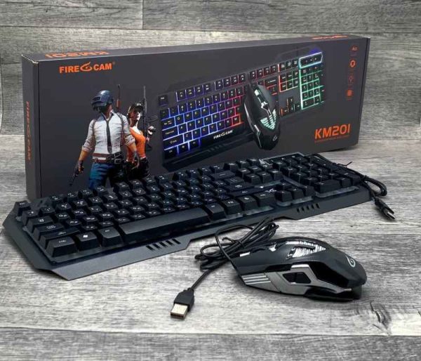 fire cam gaming keyboard km201