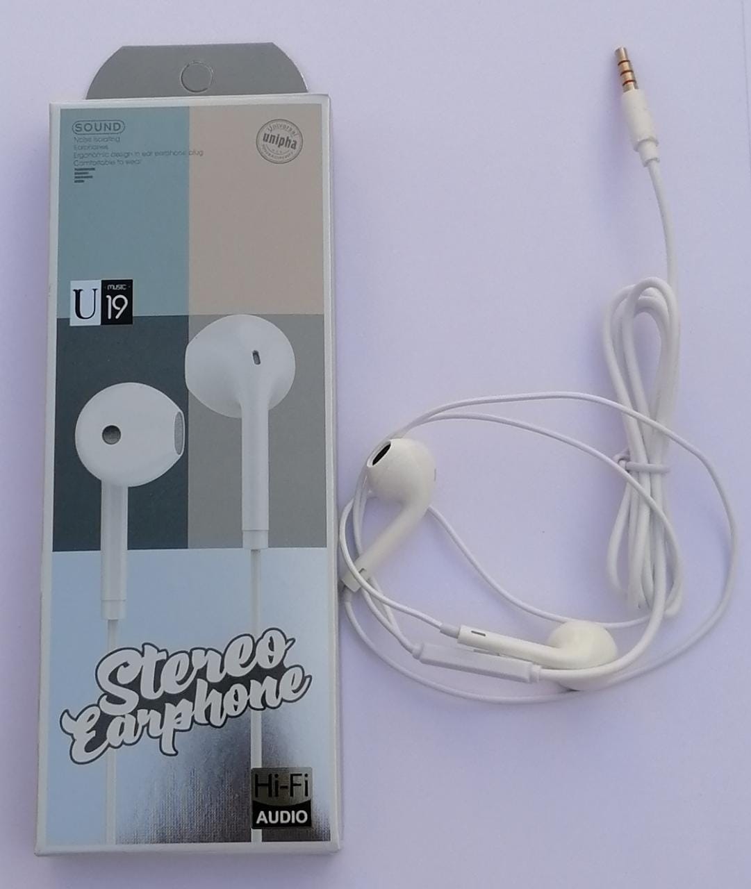 unipha hifi sound stereo earphone u 19