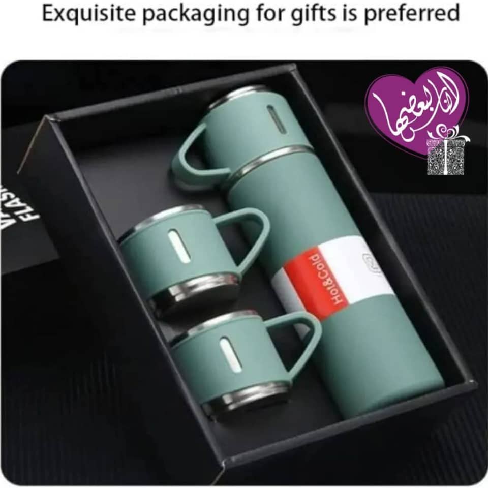 WhatsApp Image 2025-06-18 at 2.45.52 PM (1) حافظة مع 3فناجين - الصورة 1