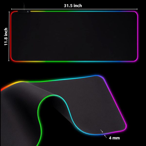 ⁦ماوس باد GAMING مع إضاءة RGB⁩ - الصورة ⁦3⁩