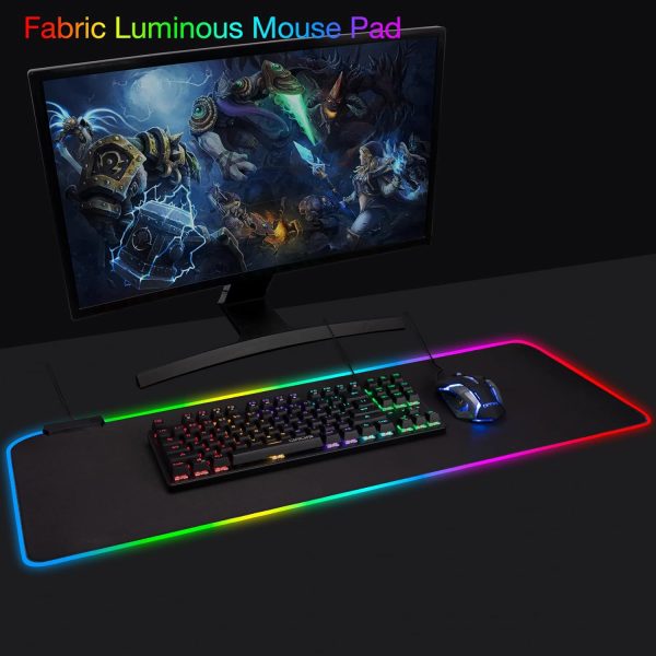 ⁦ماوس باد GAMING مع إضاءة RGB⁩ - الصورة ⁦6⁩