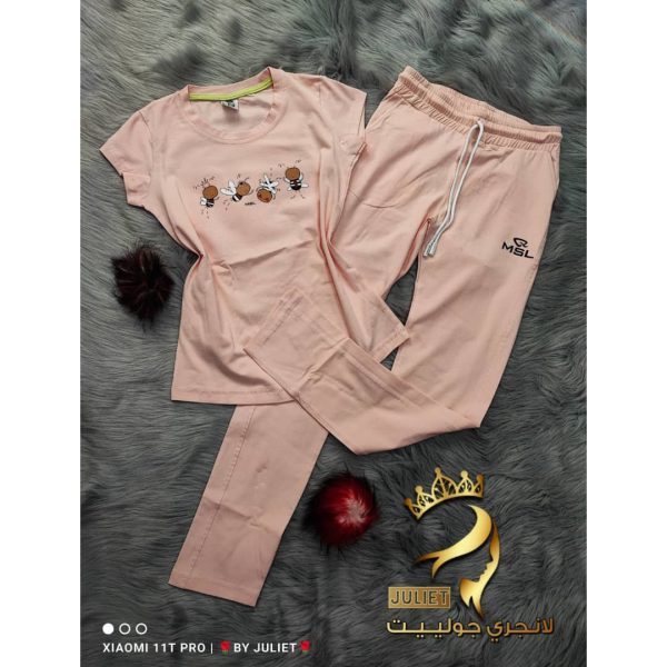 ⁦بيجاما نسائية قطن⁩ - الصورة ⁦3⁩