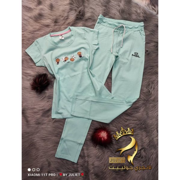 ⁦بيجاما نسائية قطن⁩ - الصورة ⁦4⁩