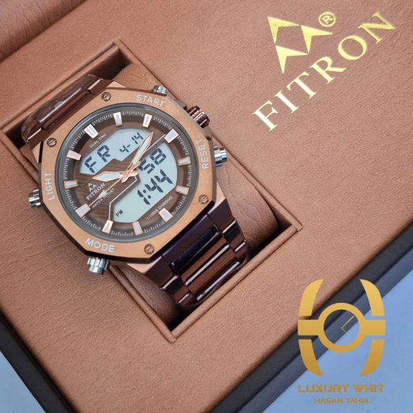 ⁦ساعة رجالية FITRON⁩ - الصورة ⁦1⁩