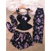 ⁦بيجاما نسائية 4قطع⁩ - الصورة ⁦2⁩