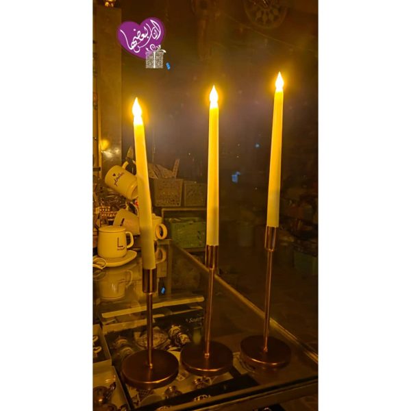⁦شمعدانات مع شموع⁩ - الصورة ⁦4⁩
