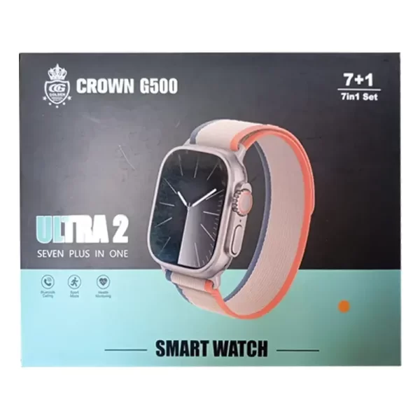 ⁦ساعة ذكية مع سبع كساتك Crown G500⁩ - الصورة ⁦3⁩