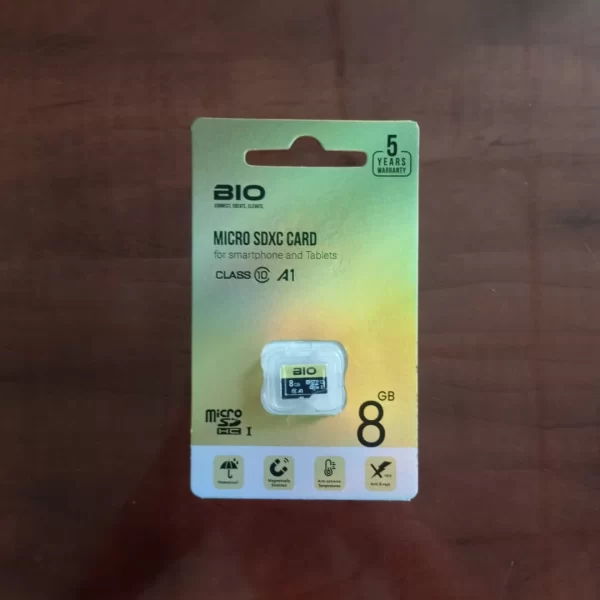 ⁦كرت ذاكرة BIO 8GB⁩ - الصورة ⁦1⁩