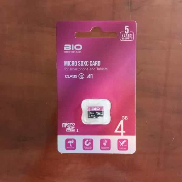 ⁦كرت ذاكرة BIO 4GB⁩ - الصورة ⁦1⁩