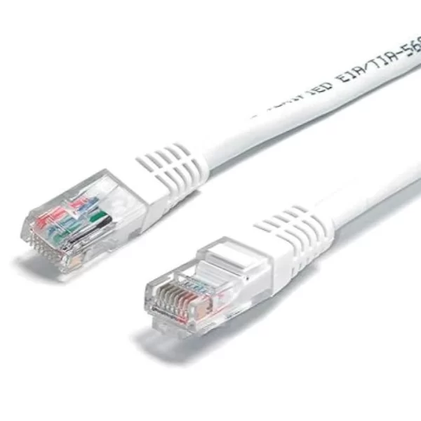 ⁦كبل شبكة CAT6 طول 2 متر لون أبيض⁩ - الصورة ⁦1⁩