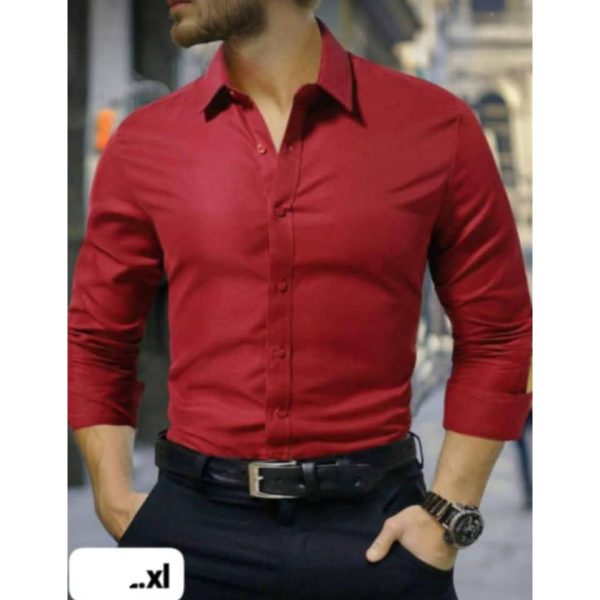 ⁦قميص رجالي بوبلين⁩ - الصورة ⁦1⁩