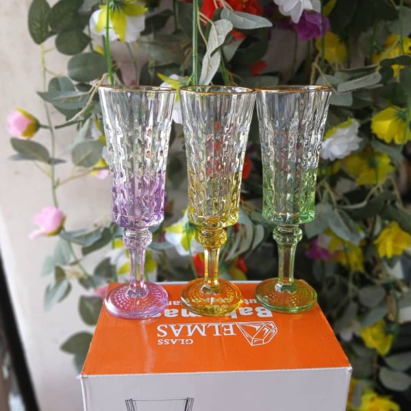 ⁦دستة كاسات بلور⁩ - الصورة ⁦1⁩