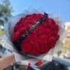 باقة ورد ساتان