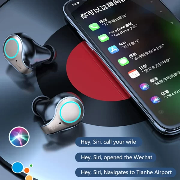 ⁦سماعات بلوتوث M18⁩ - الصورة ⁦7⁩