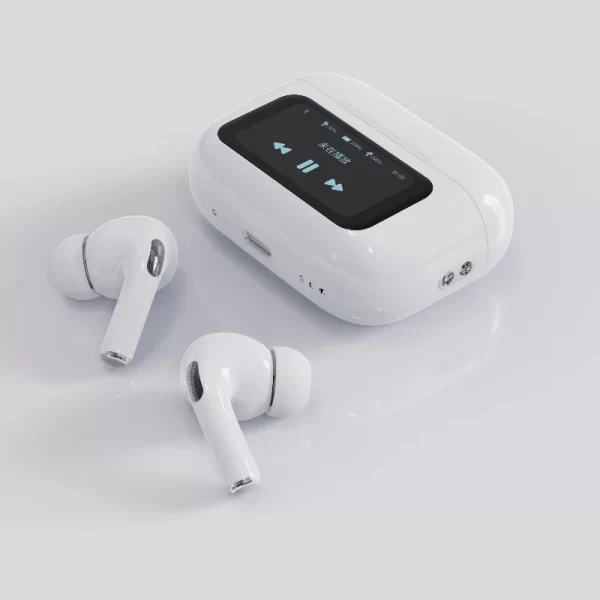 ⁦سماعات بلوتوث AIRPODS PRO الجيل الثاني مع شاشة تحكم⁩ - الصورة ⁦1⁩