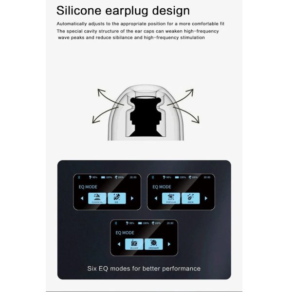 ⁦سماعات بلوتوث AIRPODS PRO الجيل الثاني مع شاشة تحكم⁩ - الصورة ⁦6⁩