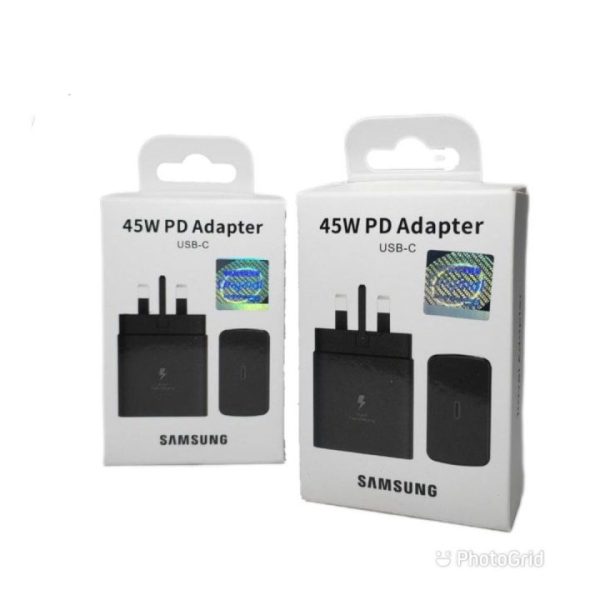 ⁦رأسية شحن SAMSUNG 45 واط أوريجينال⁩ - الصورة ⁦2⁩