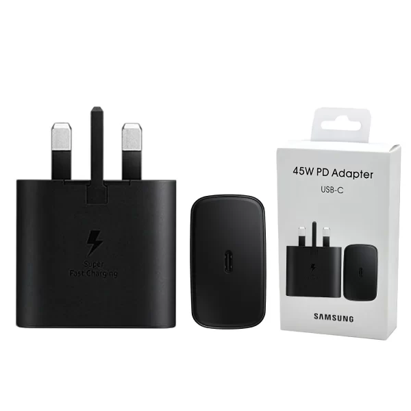 ⁦رأسية شحن SAMSUNG 45 واط أوريجينال⁩ - الصورة ⁦1⁩