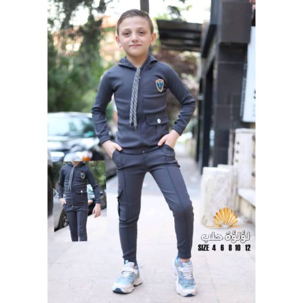 ⁦بيجاما صبيانية كتان⁩ - الصورة ⁦6⁩