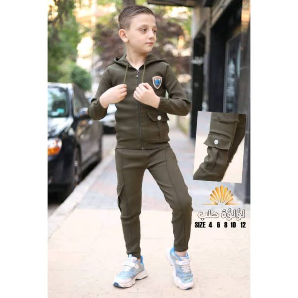 ⁦بيجاما صبيانية كتان⁩ - الصورة ⁦3⁩