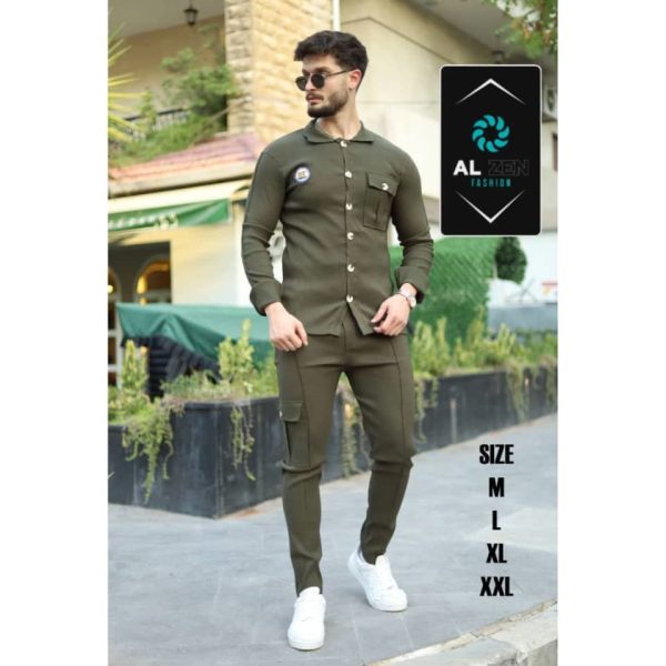 ⁦بيجاما رجالية كتان⁩ - الصورة ⁦5⁩