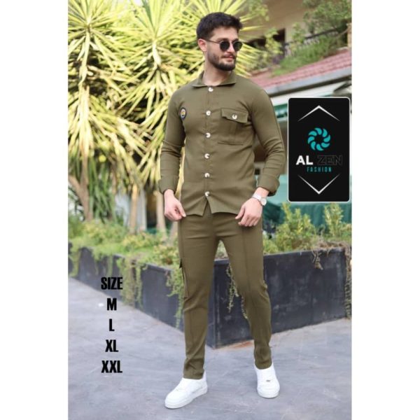 ⁦بيجاما رجالية كتان⁩ - الصورة ⁦4⁩