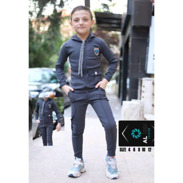 ⁦بيجاما صبيانية كتان⁩ - الصورة ⁦4⁩