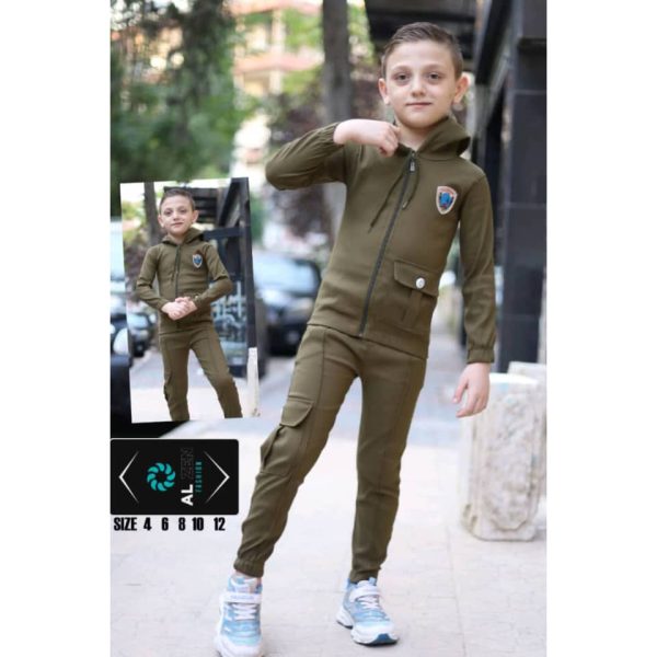 ⁦بيجاما صبيانية كتان⁩ - الصورة ⁦3⁩