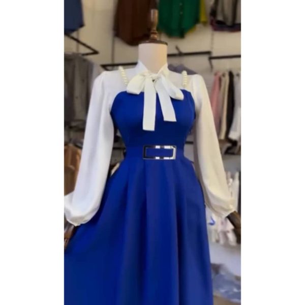 ⁦فستان نسائي كريب سكوبا⁩ - الصورة ⁦6⁩