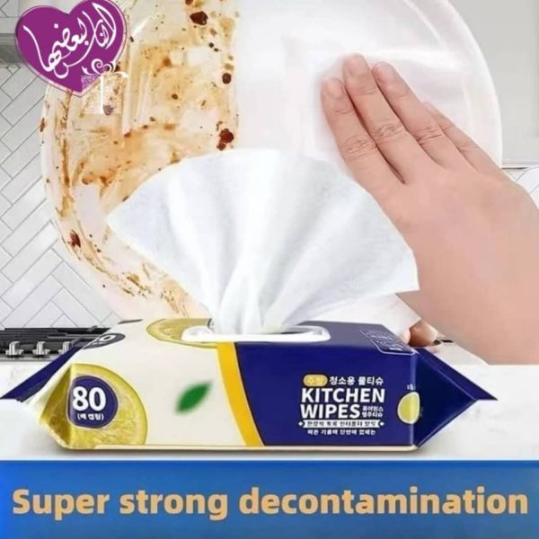 ⁦مناديل مطبخ مبللة⁩ - الصورة ⁦3⁩