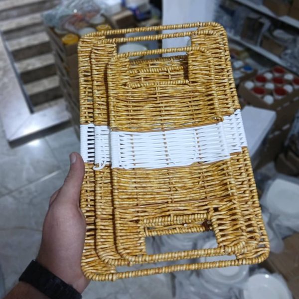 ⁦طقم صواني قش⁩ - الصورة ⁦1⁩