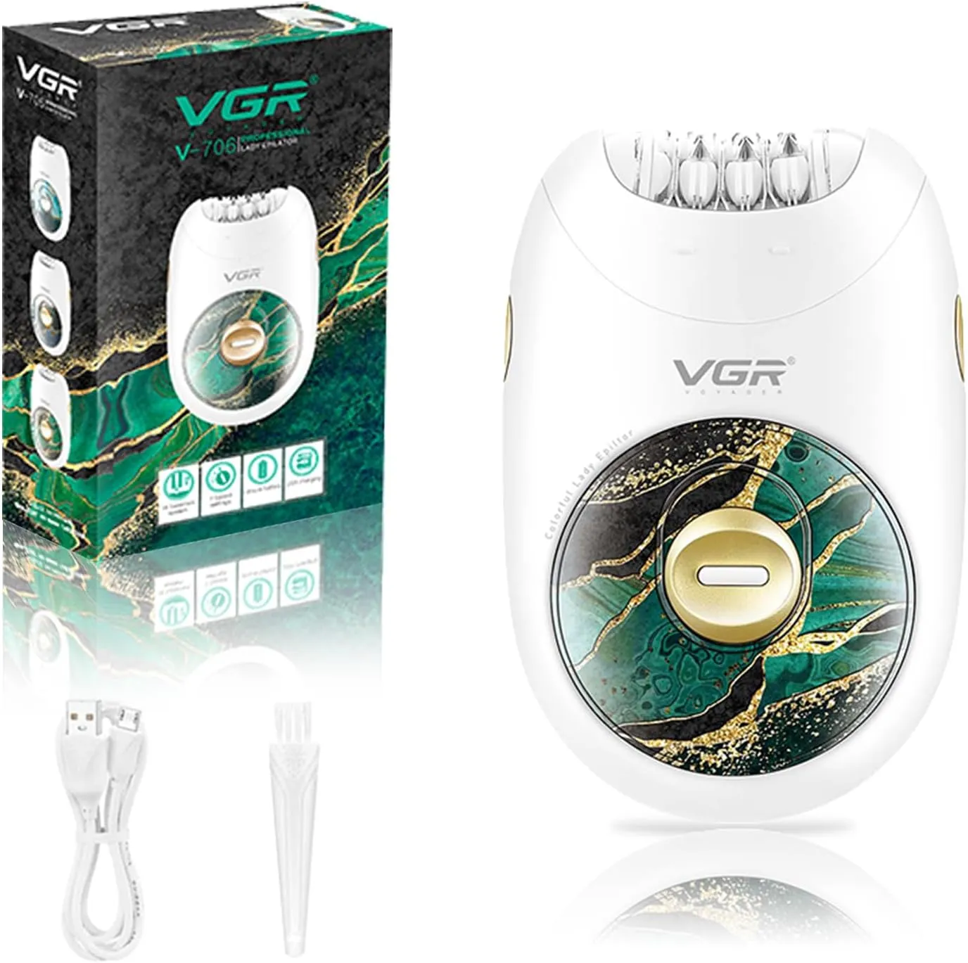 3247-1 ماكينة حلاقة نسائية VGR V-706 - الصورة 2