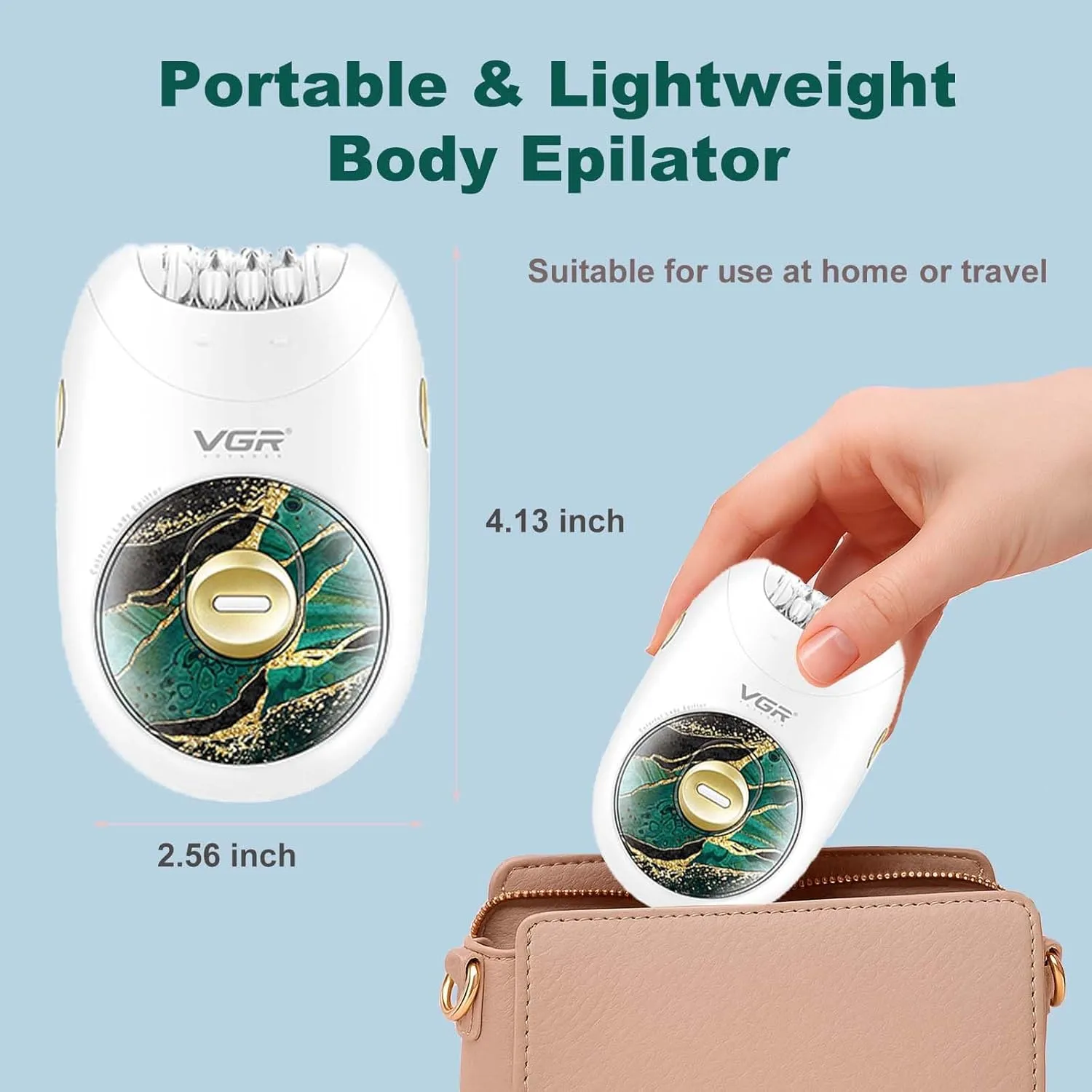 3250 ماكينة حلاقة نسائية VGR V-706 - الصورة 5