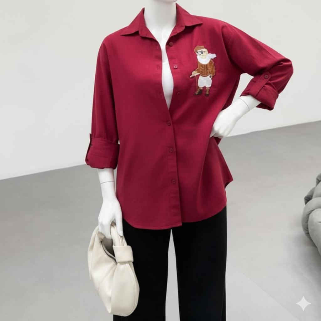 Gemini_Generated_Image_fnifynfnifynfnif قميص نسائي مطرز - الصورة 1