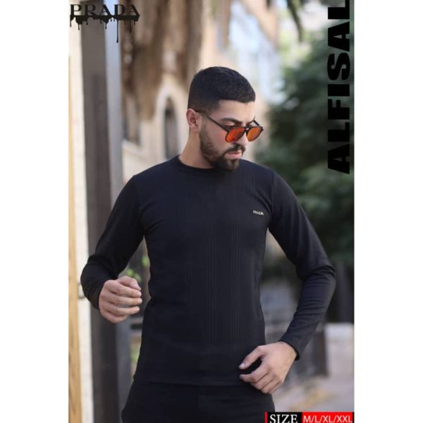 ⁦بلوزة رجالية مسحبة⁩ - الصورة ⁦3⁩