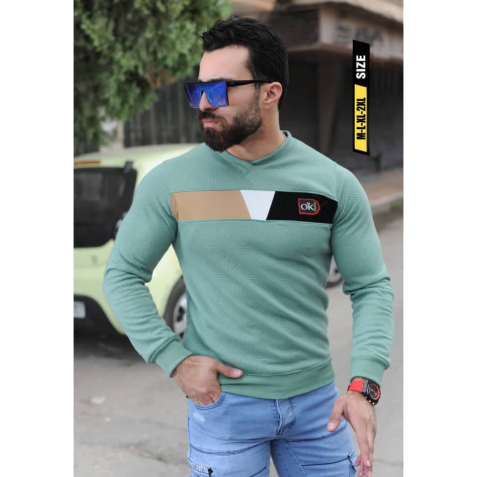 WhatsApp Image 2025-09-22 at 4.24.38 PM بلوزة رجالية جاكار - الصورة 1