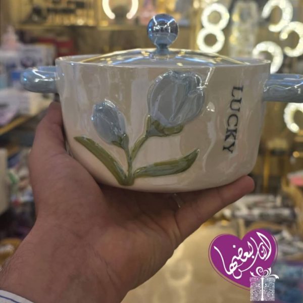 ⁦طنجرة التوليب بورسلان⁩ - الصورة ⁦5⁩