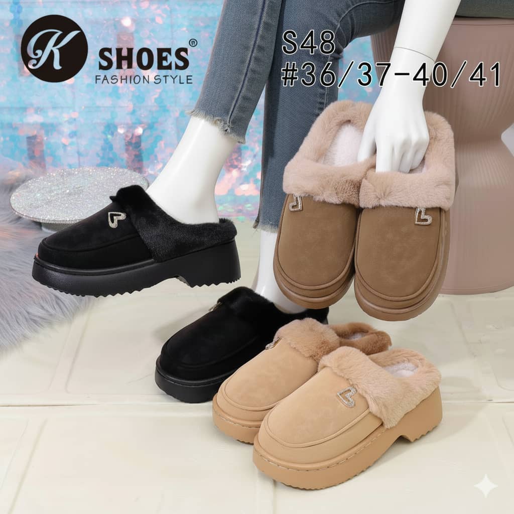 WhatsApp Image 2025-10-09 at 2.02.08 AM (1) بابوج نسائي شتوي - الصورة 1