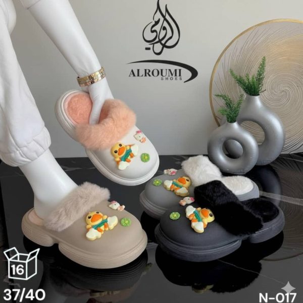 ⁦بابوج نسائي مبطن⁩ - الصورة ⁦1⁩