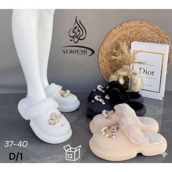⁦بابوج نسائي مبطن⁩ - الصورة ⁦1⁩