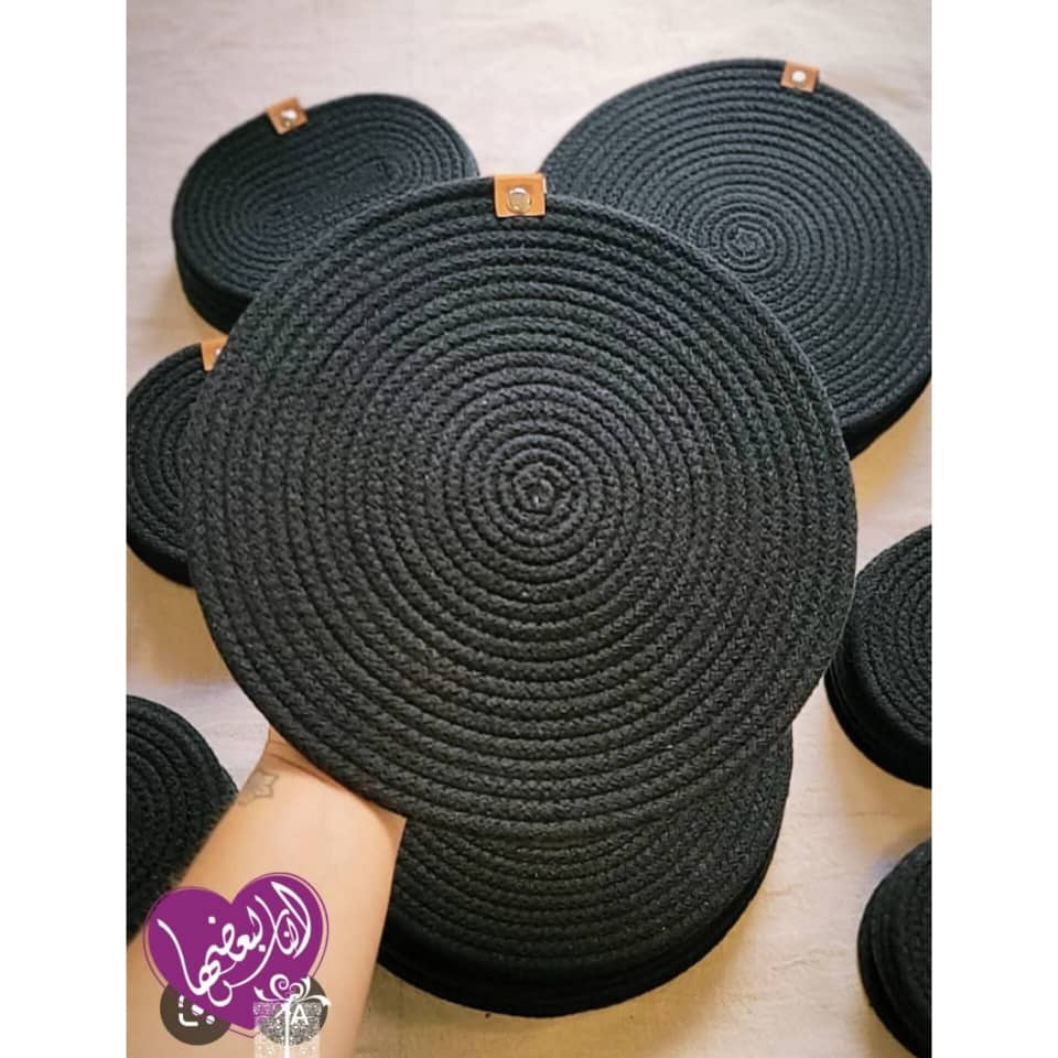 WhatsApp Image 2025-10-21 at 2.30.07 AM كوستر دائري قماش - الصورة 1