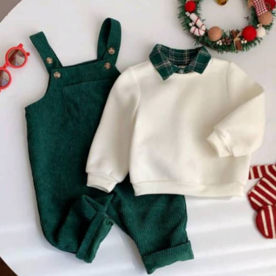 6 أفرول صبياني+بلوزة - الصورة 1