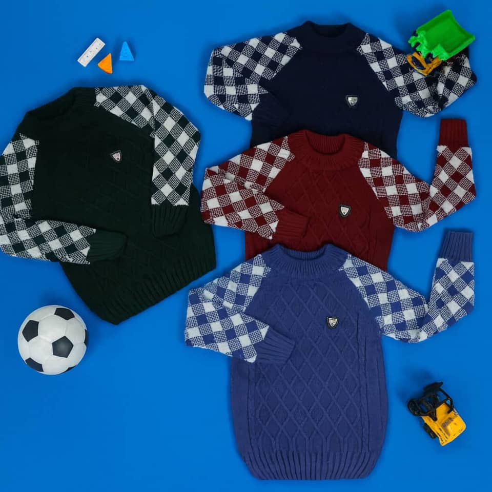 WhatsApp Image 2025-10-11 at 12.21.07 PM بلوزة صبيانية صوف - الصورة 1