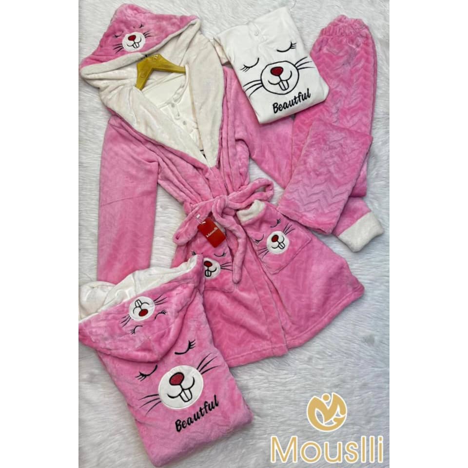 WhatsApp Image 2025-10-14 at 10.47.16 PM بيجاما نسائية 3قطع - الصورة 1