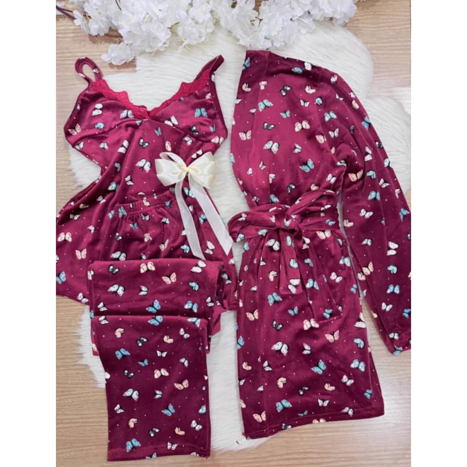 WhatsApp Image 2025-10-14 at 10.54.09 PM بيجاما نسائية 3قطع - الصورة 1