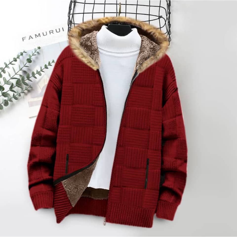 WhatsApp Image 2025-10-17 at 1.23.22 AM (1) جاكيت رجالي صوف - الصورة 1