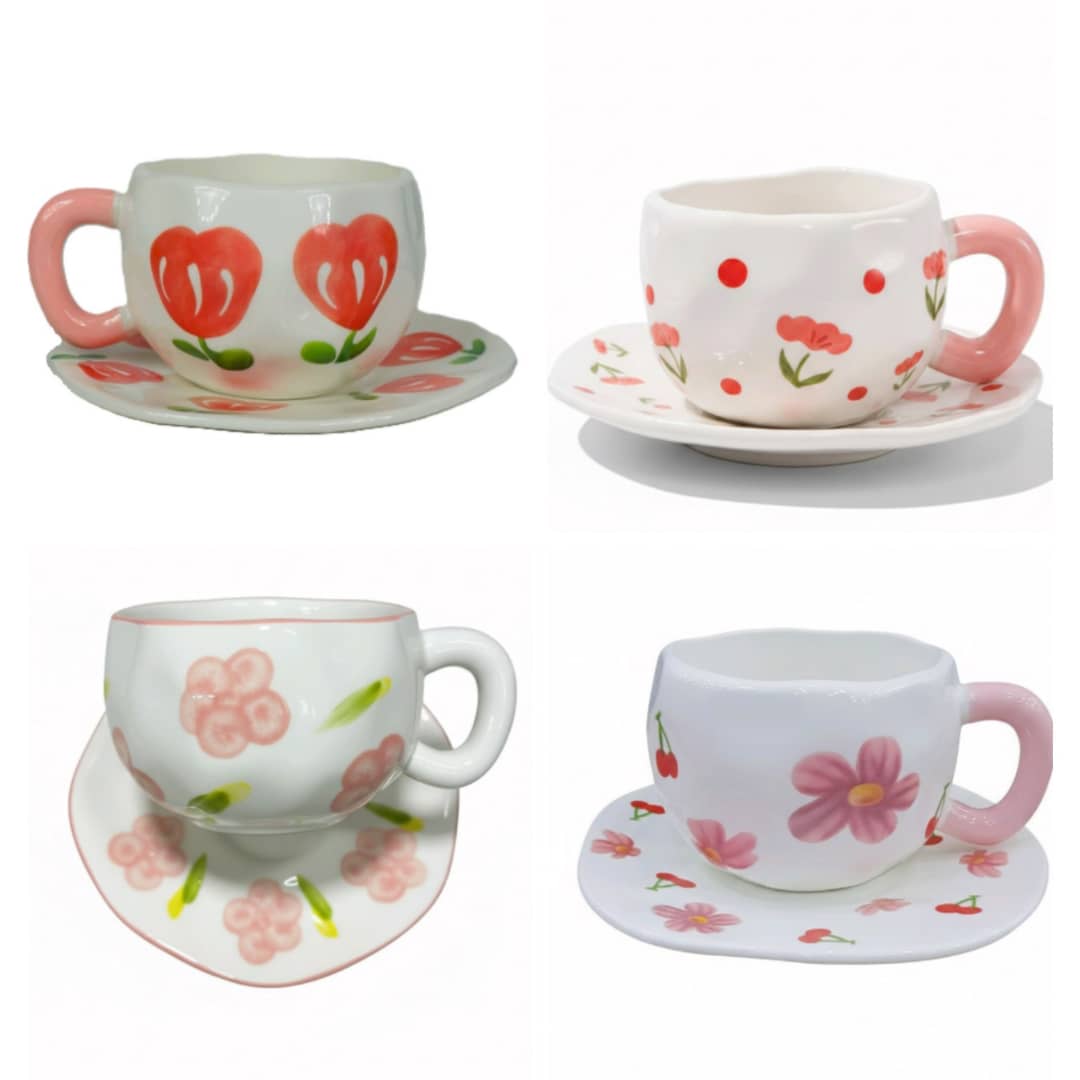 WhatsApp Image 2025-11-03 at 8.09.39 PM كوب بورسلان مع طبق - الصورة 1