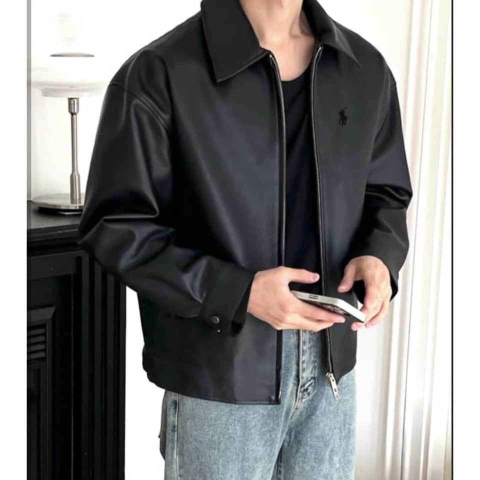 WhatsApp Image 2025-12-01 at 3.01.07 AM جاكيت رجالي جلد - الصورة 1