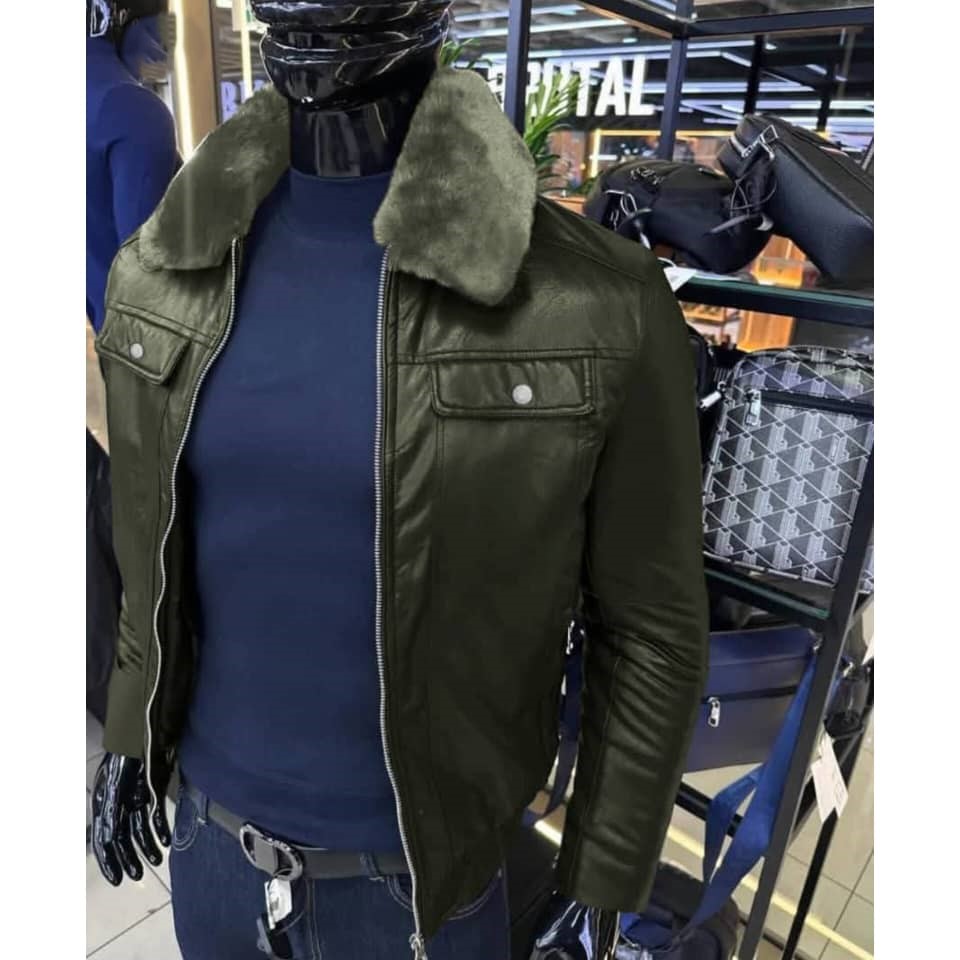 WhatsApp Image 2025-12-03 at 6.53.03 PM جاكيت رجالي جلد - الصورة 1