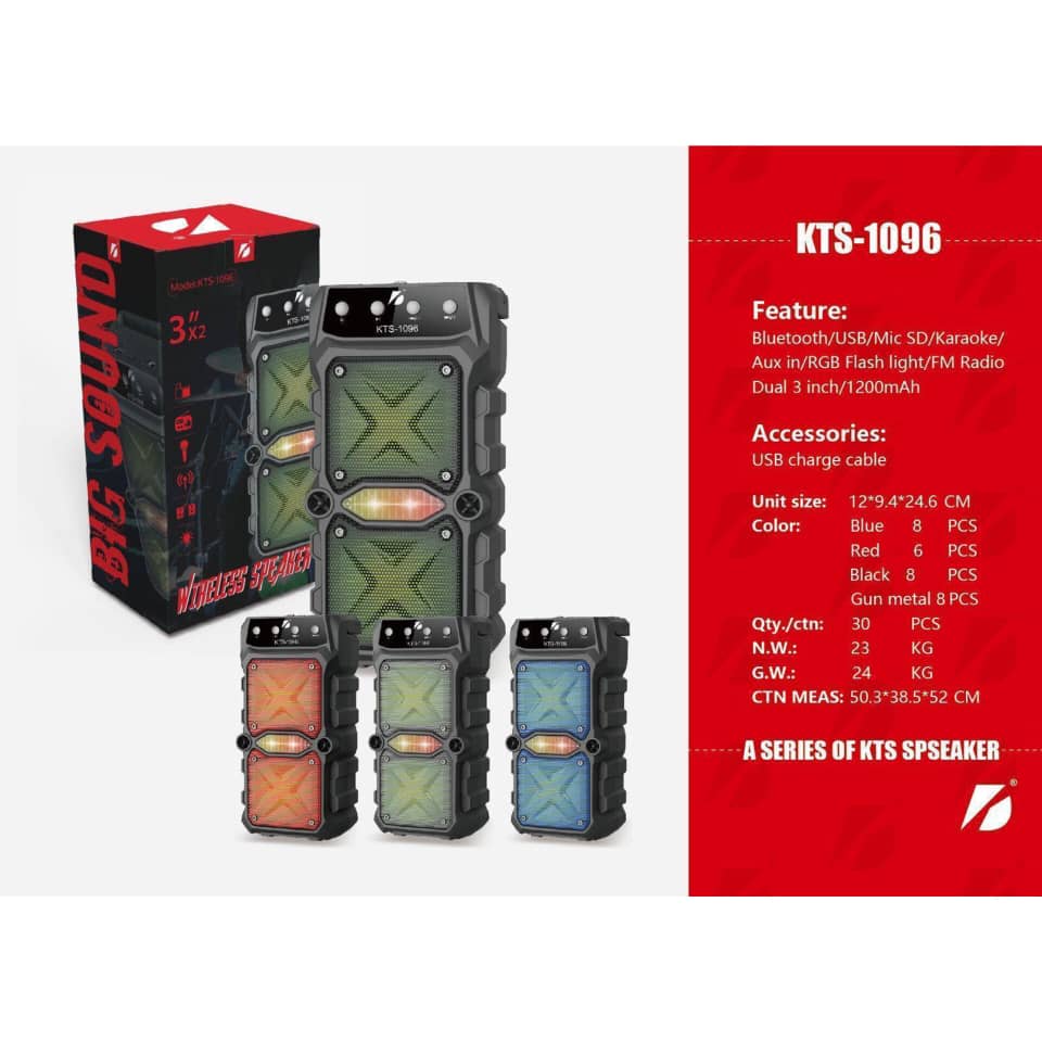 WhatsApp Image 2025-12-07 at 2.51.47 AM (1) سبيكر بلوتوث KTS-1096 - الصورة 1